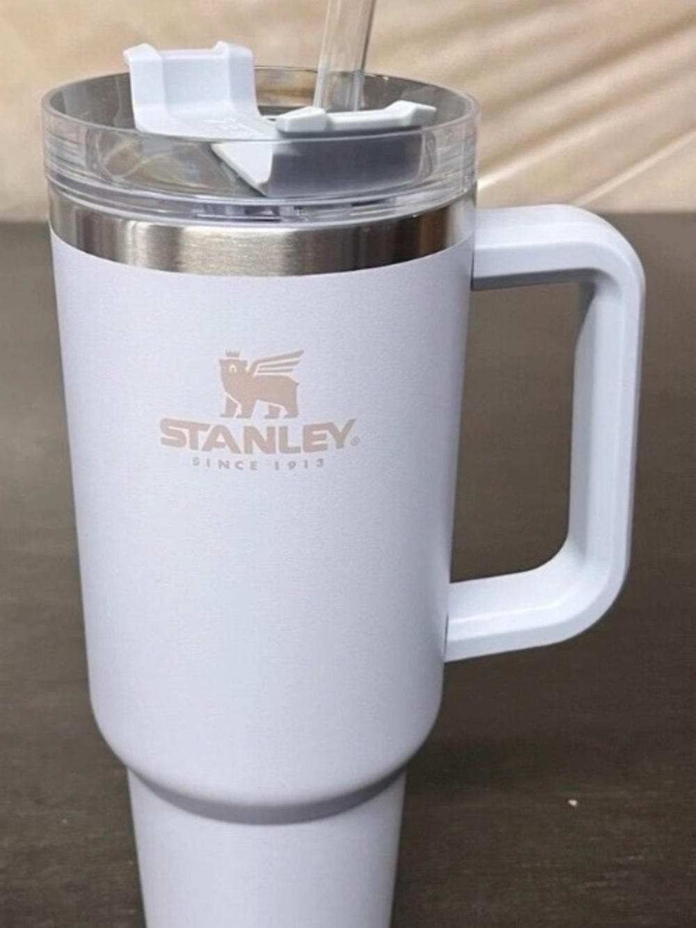 RARE Stanley OG Lilac 40 oz Stainless Steel Tumbler With Handle & Straw 1st Gen